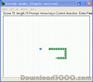 Greedy snake (Simple version) screenshot